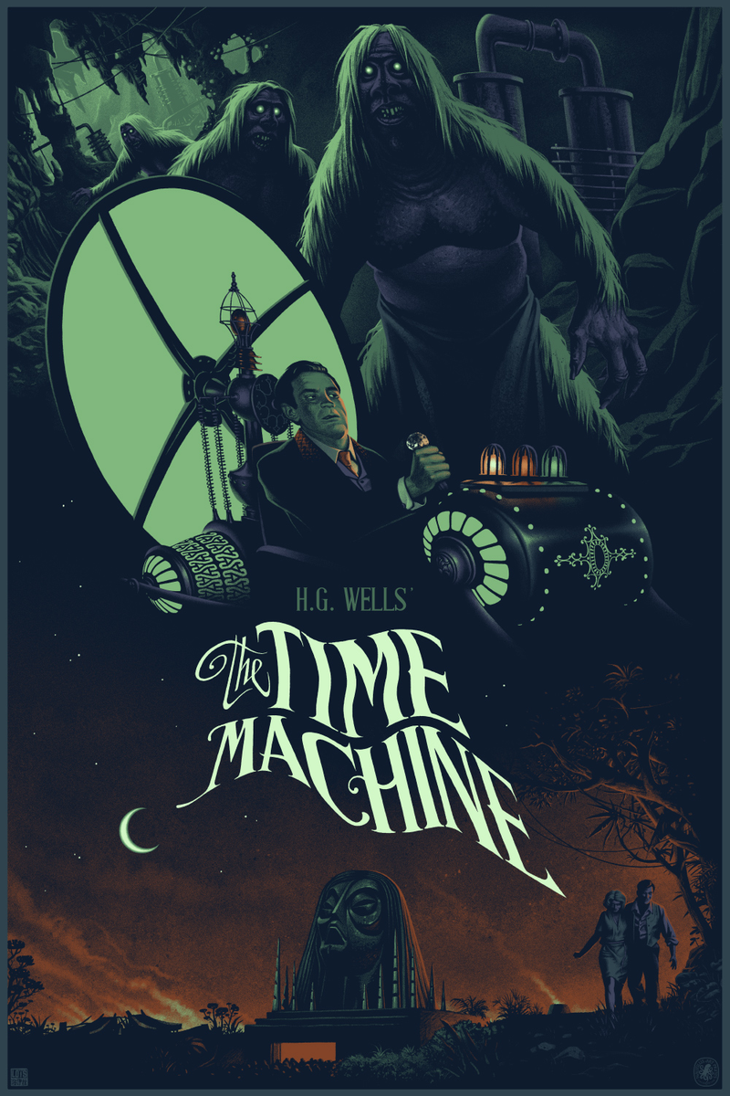 Illustration for article titled Feel the Adventure of H.G Wells' The Time Machine In This Beautiful New Poster